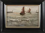 Evert Moll, Boten bij haveningang