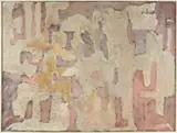 Abstract by Onduidelijk & J.H. Bolink?, Olieverf op linnen, sold Oct 2018