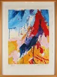 Jan Cremer, Abstract, Zeefdruk op papier