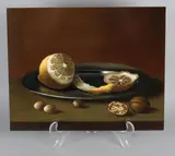 C. Cornelisz, Stilleven met citroen, tin ...., Olieverf op paneel