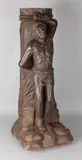 1900 by Grote antieke notenhouten gesneden figuur, sold Oct 2018