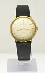 Certina horloge, 18 krt, Het achterdeksel is voorzien van een gravure:1919-1969 KNZ