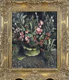 Evert Moll, Bloemstilleven, Olieverf op linnen