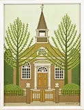 Klaas Bernink, Kerk Bolsward, Acryl op linnen