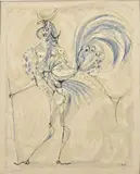 Fantasie voorstelling vrouwelijk naakt by Salvador Dalí, Litho op papier, sold Apr 2025