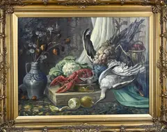 Wilhelm Hempfing, Stilleven, Olieverf op linnen