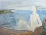 Joanna Ziokkowska, Swimm Dream, Olieverf op linnen