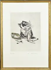 Meta Plückebaum, Zigaretten, Ets op papier
