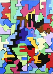 Almelo John Vrielink, Abstract, 2010, Olieverf op linnen