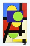 Almelo John Vrielink, Abstract, Olieverf op linnen