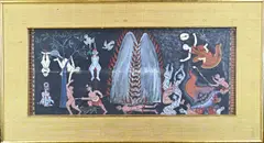 Perzisch schilderij, Religieus, Antiek Perzische gouache