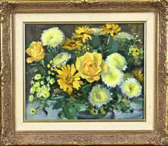 Joop Stierhout, Bloemen op vaas, Joop Stierhout