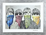 Lithografie Bansky, The Beatles, Lithografie Bansky