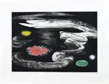 F.M. Nakayama, A Cosmic Garden, Ets + aquatint op papier