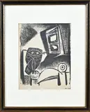 Uil by Pablo Picasso, Lithografie Pablo Picasso 1881 - 1973, sold Apr 2025