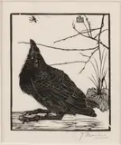 Jan Mankes, Jonge kraai met insect