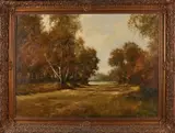 Frans Baaijens, Twents landschap, Olieverf op linnen