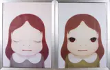 Cosmic Girl by Twee keer Yoshitomo Nara, 1959 Japan, Digitale print op papier, sold Apr 2018