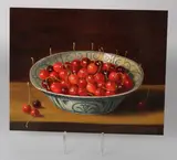 C. Cornelisz, Kersen, Olieverf op paneel