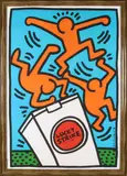 Keith Haring, Lucky Strike, Lithografie op papier