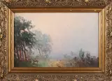 Twee maal Bert Henri Bolink, 2x Impressionistische landschappen, Olieverf op linnen Afmeting: 38 - 45 cm