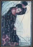 Nico Vrielink, Balinese schone, 1958, Digitale zeefdruk op papier