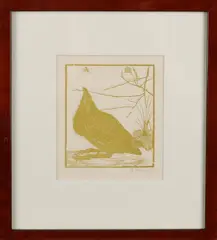 Jan Mankes, Kraai en vlieg, Lithografie op papier