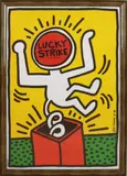 Keith Haring, Lucky strike, Lithografie op papier