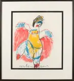 Anton Heyboer, Danseres, Pastel op papier