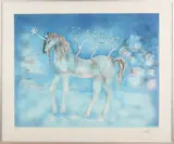 Nr Salvador Dali, Eenhoorn, Lithografie op papier