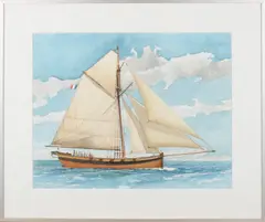 Jacq de Groot, 3 Aquarellen, (4-11-1924/ 11-01-2010) Drie aquarellen