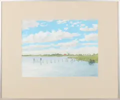 Jacq de Groot. Drie aquarellen, 3 Aquarellen, Jacq de Groot.( 4-11-1924/ 11-01-2010) Drie aquarellen