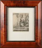 Rembrandt 1636, Lithografie., Lithografie op papier