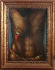 Schilderij Christa's, C. Snoeijerbosch, Olieverf op paneel
