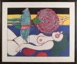 Guilliaume Corneille '81, zeefdruk., Zeefdruk op papier
