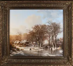 Paul Wieggers 1962 -, Winterlandschap, Schelfhout
