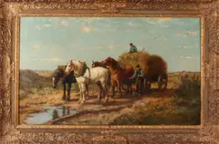C Cor Bouter, C. Verschuur, Olieverf op linnen