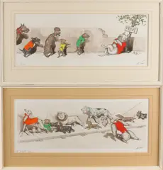 Arthur Boris Klein, 2 etsen, Twee etsen