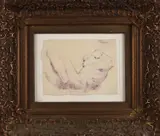 Twee werken van Paul Serrure, 2 werken., Houtskool op papier