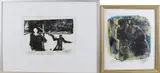 twee werken Robert Hammerstiel, 2x, Lithografie op papier