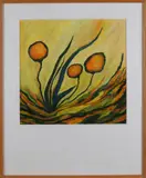 Hanneke Maas, 'Anderland'., Olieverf op papier