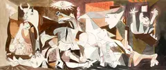 Michael M., naar Picasso, Olieverf op linnen