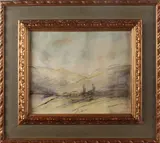 Gesigneerd, Max Liebermann? Landschap, ca, M. Liebermann, 1930, Pastel op papier