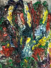 ca Ongesigneerd, modern, 1990, Olieverf op paneel