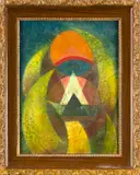 Russische School by Russische school? Ca Onduidelijk gesigneerd verso, Olieverf op paneel, sold Apr 2017