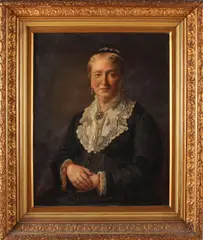 portret by H. Bogaerts, Bogaerts 1908, 1877-1933, portret oudere dame, olieverf op linnen, 51x66cm, sold Jan 2017