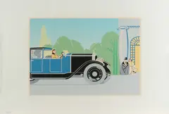 3x Tom van den Bosch, litho, 75/175, 1x fruclidor nr 136/175, lithografie op papier 77x54cm