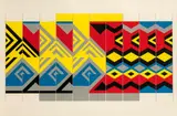 2 Litho's Otto Herbert Hajek, Gisela Weinman, Twee x Otto Herbert Hajek 1927-2005 Abstracte figuratieve voorstelling lithografie op papier, 47x62cm