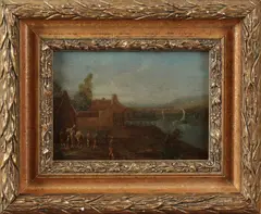 Schilderij 18e eeuw, ongesigneerd, Olieverf op paneel 19.5x13.5 Cond