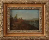 Schilderij 18e eeuw, ongesigneerd, Olieverf op paneel 19.5x13.5 Cond